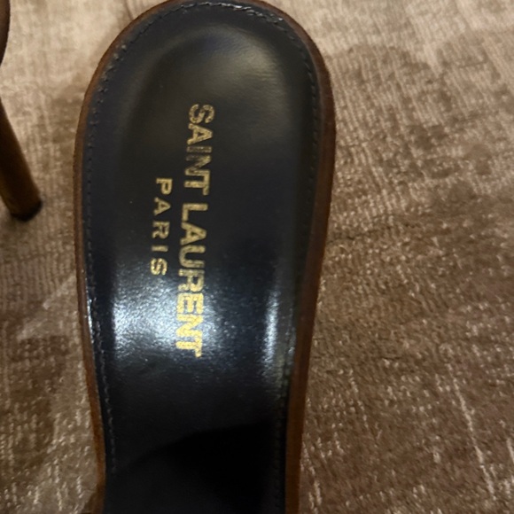 Saint Laurent Dark Brown Women's Heels - Picture 8 of 10